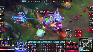 xPeke Quadra Kill! Worlds 2015