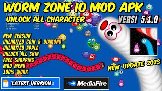 Download Worms Zone.io Mod Apk v5.1.0 Terbaru 2023 | Worm Zone Mod Menu Unlimited Money