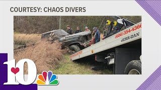 Ky. divers find truck with remains inside believed to be Scott Co. man who disappeared years ago