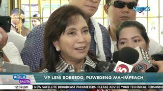 VP Leni Robredo, pwedeng ma-impeach