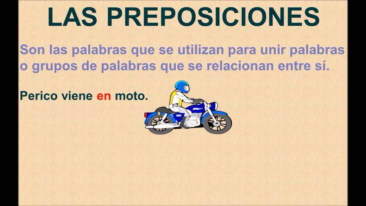 Preposiciones Y Conjunciones - YouTube