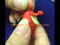 Clay flowers How to make Thai /Polymer clay flowers/sugar craft / cake decoration: Banana Tree