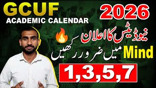 New Academic Calendar 2026 | Final Exams Dates