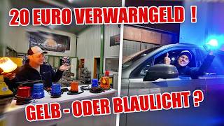 20 EURO FINE for flashing blue lights in a PRIVATE car 😳😱?! | ItsMarvin