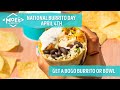 celebrate national burrito day at moe’s april 4th with a bogo burrito or bowl