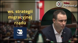 Konfederacja - ws. strategii migracyjnej rządu