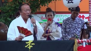 河内音頭　秋月 八重丸　しんかな東 サマーフェスティバル　2016.08.21