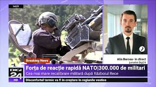 NATO crește masiv numărul de soldați care sunt în stare de alertă, la peste 300.000