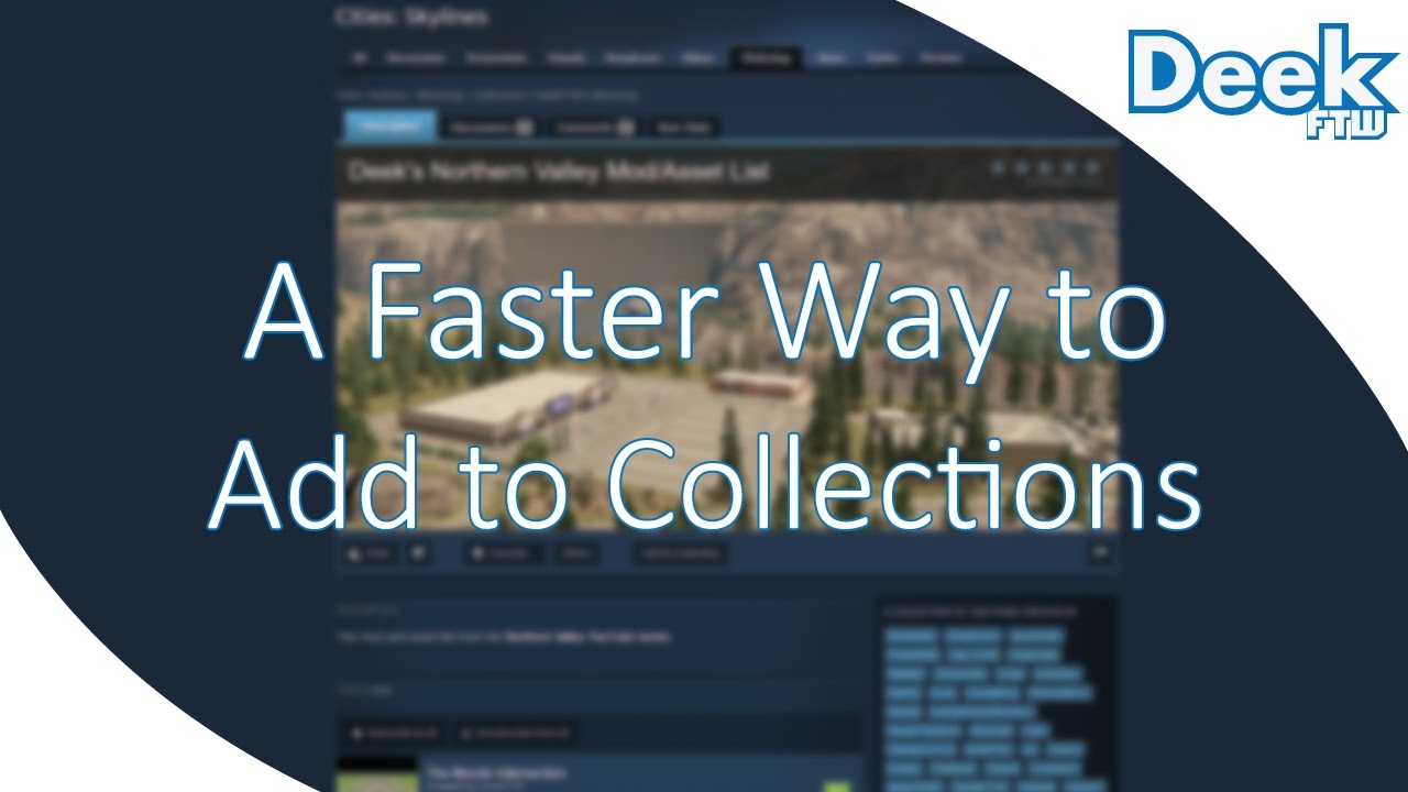 How To Add Items To A Steam Workshop Collection Faster Easier And
