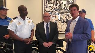 WATCH: NOPD Second District Receives Two Donated Police Bicycles  from Local Attorney