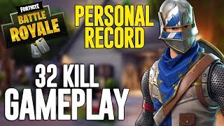 32 Kill Solo Squads!! Fortnite Battle Royale Gameplay - Ninja