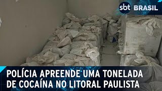 Droga apreendida pertencia à integrante do PCC | SBT Brasil (26/03/24)