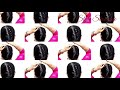 simple way to make french bun hairstyle for ladies french roll hairstyle easy hairstyles