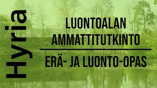 Luontoalan ammattitutkinto - Erä- ja luonto-opas