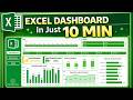 Create Professional Excel Dashboard in Just 10 Minutes | Dynamic & Interactive | No Coding!
