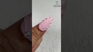 ROSALIND Sweet 3D Pearl Pink Seashell Nail🌷🐚 #rosalind #nailart #naildesign #nailtutorial #shorts
