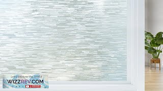 Haton Window Privacy Film Frosted Glass Window Film Static Cling UV Blocking Review