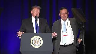 President Trump Praises HPD Chief Art Acevedo at Law Enforcement Conference