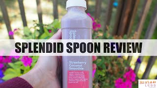 Splendid Spoon Review | Trying a Meal Delivery Service - Review \u0026 Unboxing // SugarLess with Christa