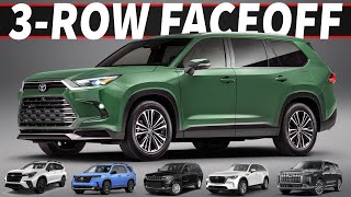 2024 Toyota Grand Highlander vs. EVERYONE | Here are the BEST 3-Row Family Haulers in 2023