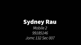 Sydney Rau, Mobile Level 2 Project