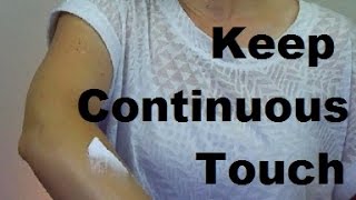 Keep continuous touch - Massage Monday 200
