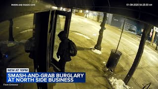 Chicago police investigating smash-and-grab burglary at cafe on Far North Side