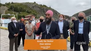 Jagmeet Singh unveils NDP's key promises ahead of expected federal election – August 12, 2021