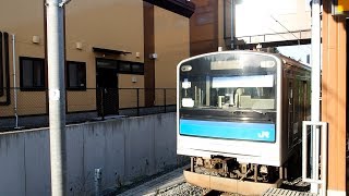 2018/10/03 仙石線 205系 M19編成 野蒜駅 | JR East Senseki Line: 205 Series M19 Set at Nobiru