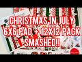 Christmas In July - Double Smash Video: 6x6 Pad + 12x12 Pack - 5 Project Shares Video