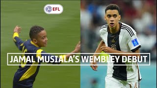 😳 Bayern Munich \u0026 Germany World Cup star Jamal Musiala's incredible 2014 FOUR goals at Wembley!