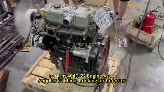 Starter Video: For Perkins 404D-22 Engine Assembly