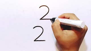 New Drawing Idea - How to Draw Shoes From Number 2 | How to Draw a Shoes Step By Step For Beginners
