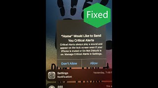4 Ways To Fix iPhone, iPad stuck on "Home" Would Like to Send You Critical Alerts