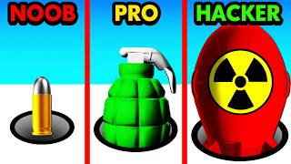 NOOB vs PRO vs HACKER ATTACK HOLE