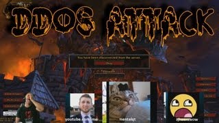 Swifty getting DDosed during Livestream Mercader vs Bajheera (gameplay/commentary)