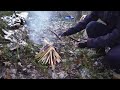 yongnuo yn11mm f1.8. winter walk forest campfire dog and delicious tea bushcraft