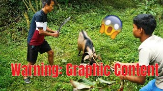 Goat Slaughter and Cooking in Sikkim, India