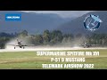 BILTEMA SPITFIRE Mk XVI & P-51 D MUSTANG TELEMARK AIRSHOW 2022