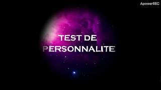 Petit test de personnalité