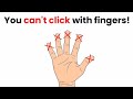 You Can't Click This Video With Fingers!