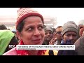 hundreds of thousands throng the newly opened temple in india