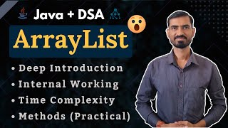 ArrayList in Java | 🚀 DSA Tutorial (Working, Time Complexity, Methods)