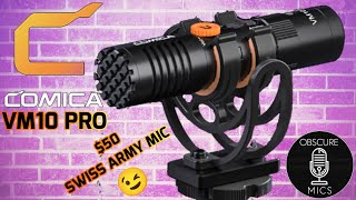 Cheap Versatility - The Comica VM10 Pro - On Camera Digital AND Analog Mini Shotgun Microphone