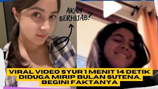 Viral Video Syur 1 Menit 14 Detik Diduga Mirip Bulan Sutena, Begini Faktanya!