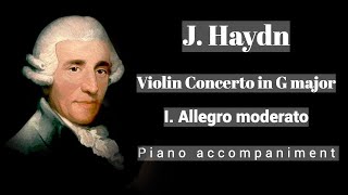 Haydn - Violin Concerto in G major - I. Allegro moderato - Piano Accompaniment