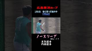 カープの打撃練習⚾⚾👉https://youtu.be/tBUBnHTQD2o　#shorts #広島東洋カープ　#春季日南キャンプ#堂林翔太　選手　#林晃汰　選手　#内田湘大　選手　#末包昇大 選手