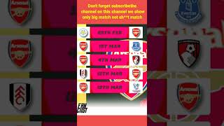Arsenal next 5 match's #Shorts #football #Arsenal #epl #Arsenalmatchs #Arsenalnext5fixture
