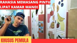 Cara Pasang Pintu Lipat Dengan Mudah