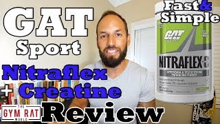 Nitraflex With Creatine Pre Workout | GAT Sports |  Supplement Review